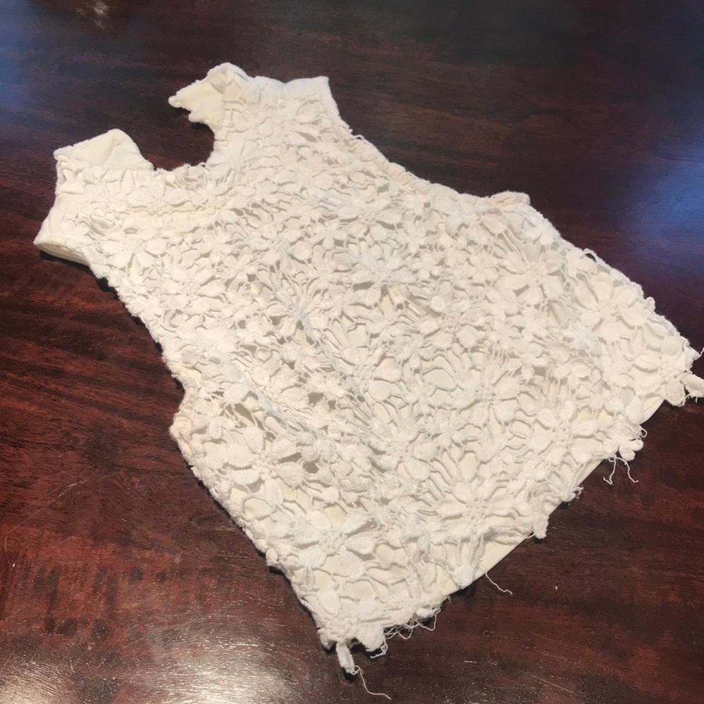 Lace crop top